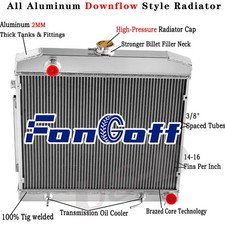 2-Rangées Radiateur Pour