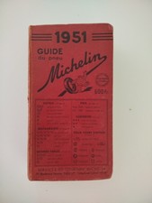 Michelin Guide Du Pneu 1951