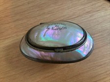 Boîte à chapelet ancienne en