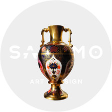 Vase Royal Crown Derby Imari “Sudbury” – Modèle 1128 – Daté 2001 – Porcelaine