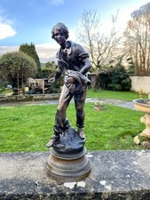 Sculpture ancienne en régule