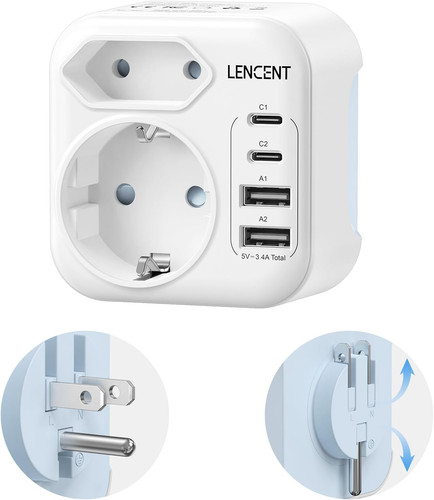 Adaptateur prise usa - adaptateur,