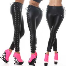 Femmes Wetlook Pantalon
