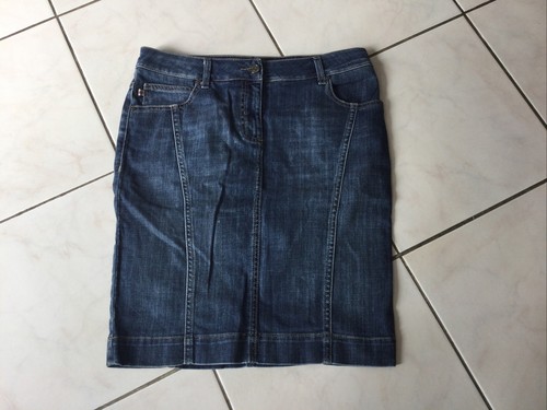 Jupe crayon jean - jean, burberry