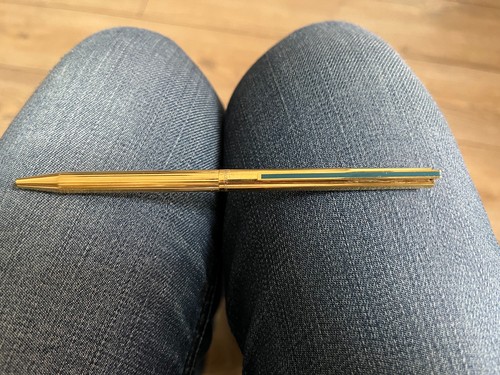 Stylo bille dupont argent - stylo,