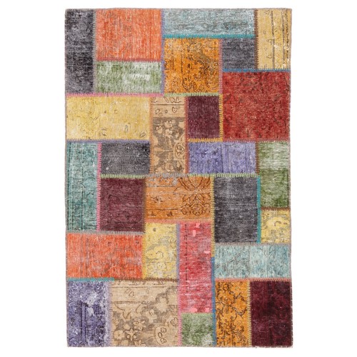 Tapis patchwork fait - patchwork, main