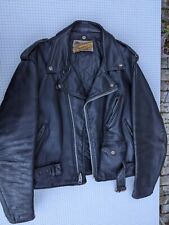 Véritable PERFECTO CUIR NOIR SCHOTT Biker Vintage Années 70 USA New York City