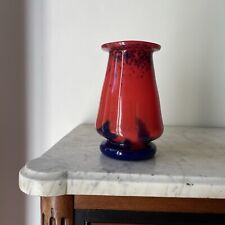 muller brothers luneville glass vase Art Nouveau period early 20th century 