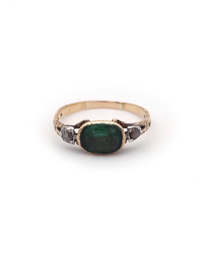 Bague rococo début - en, or