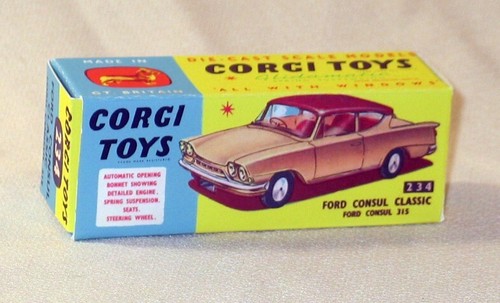 Corgi toys boite - repro, vide
