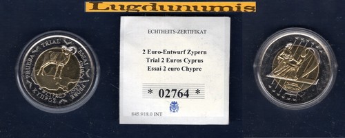 Médaille essai euro chypre - essai,