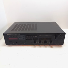 Denon DRA-35 Tuner Amplifier TESTED Phono Variable Loudness Black AM-FM 40 Watt