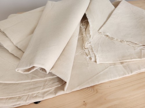 Grand coupon toile ancienne - grand,