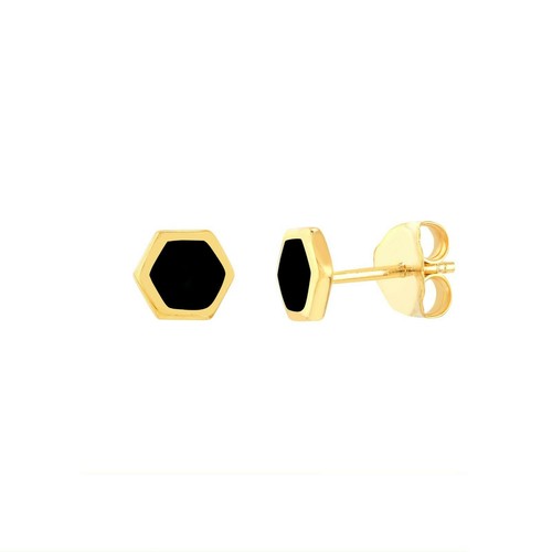 Boucle oreille émail - d'oreille, en