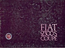 Catalogue Brochure Fiat 2300 S