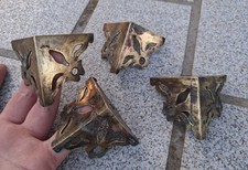 1 Antique decoration / ornament for the furniture corner, chest... in BRONZE N100D