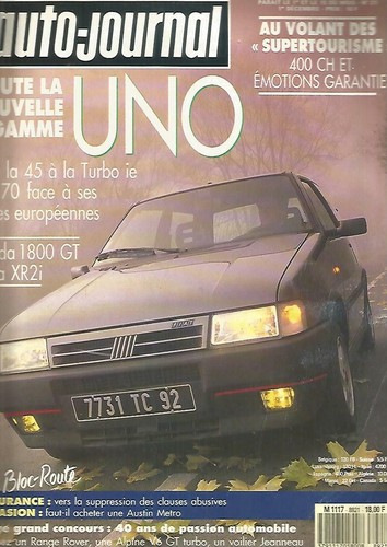 Auto journal gamme uno - l'auto, n°21