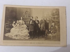 Photo CDV  la famille royale