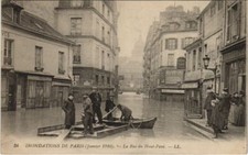 CPA PARIS Inondation, Flood