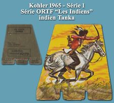 Kohler 1965, Série ORTF Les Indiens, tôle lithographiée indien Tanka