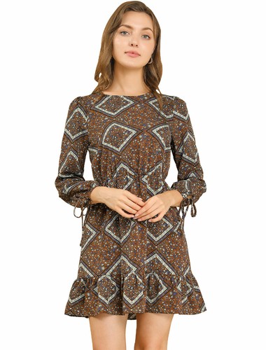 Femme vintage robe bohème - robe,