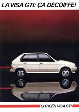 Citroen Visa GTI 1985 French market sales Brochure