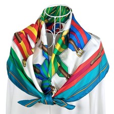 Foulard vintage HERMES Carre