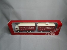 AR342 HERPA Ho1/87 MAN F90 SEMI TRAILER FRIDGE MON CHERI REF 856041