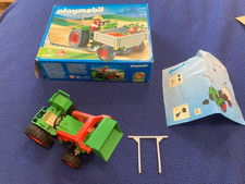 PLAYMOBIL 4497 Tracteur ferme champs country et boite vintage