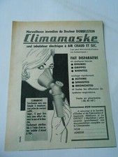 1967 Advertising Invention of Dr. Dobbelstein Hot Dry Air Inhaler