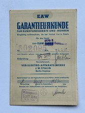 ancien certificat de garantie