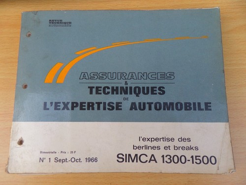 Revue technique simca 1300 - revue,