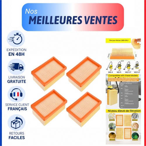 Lot filtres aspirateur - 4,