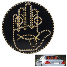 3 In1 Finger Gesture Light with Remote LED Car Window Sign Hand Light Gift''