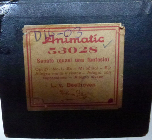 Pianola roll hupfeld - pianola,
