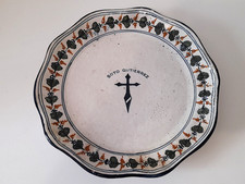 ancienne assiette blason