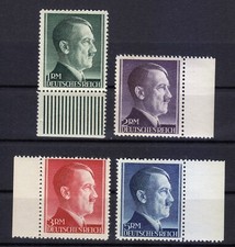 Allemagne 1942 MNH 799A-802A Adolf Hitler.Dictateur d'Allemagne ** Perf 12,5 ...