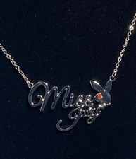 PLAYBOY  MISS July w/BIRTH MONTH STONE Necklace jewelry