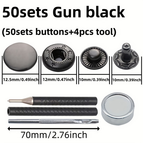 Bouton pression metal - , 50