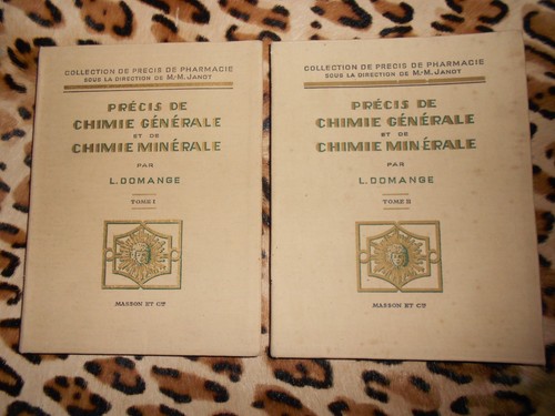Domange précis de - l. précis, chimie