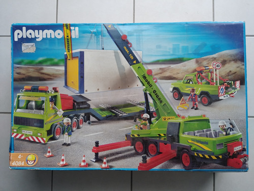 4084 playmobil chantier set - chantier,