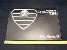 ALFA ROMEO RANGE ALFETTA ALFASUD SPIDER NEW ORIGINAL PROMO BROCHURE