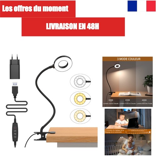 Lampe bureau pince izell - lampe,
