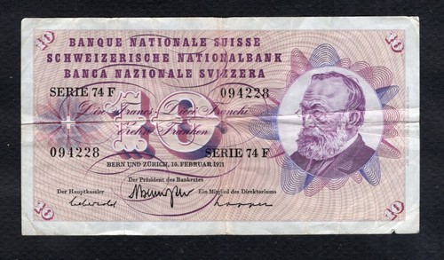 Suisse francs 1971 etat tb - suisse,