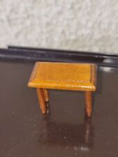 Table, desk for miniature showcase dollhouse, diorama 1:12