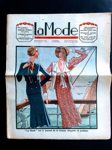 Journal mode 22 juin 1930 - la,