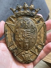 plaque medaille giberne bronze