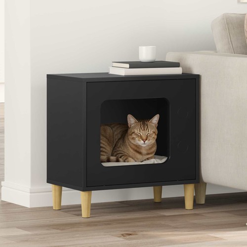 Maison pour chat bois - chat,