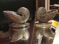 Paire 2x Statuette Coquillage