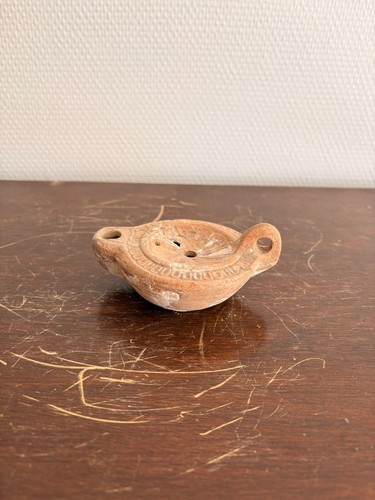 Ancien lampe huile disque - huile,